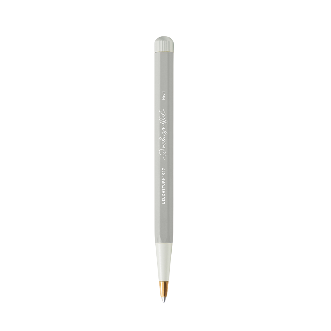 Leuchtturm1917 Natural Colours Drehgriffel Nr. 1 Gel Pen - Light Grey — side view