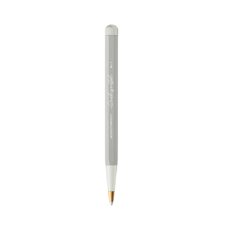 Leuchtturm1917 Natural Colours Drehgriffel Nr. 1 Gel Pen - Light Grey — side view