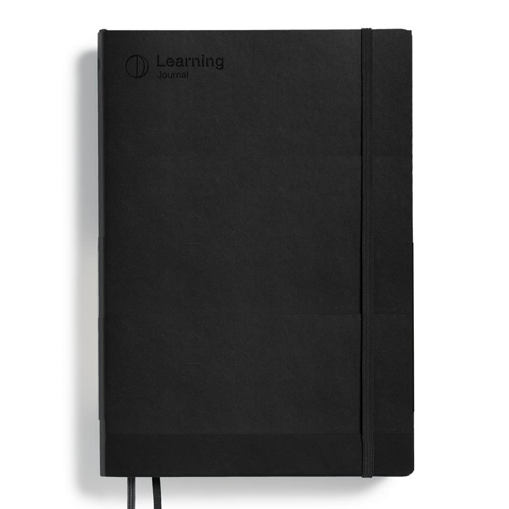 Leuchtturm1917 B5 Composition Softcover Learning Journal - Black — open spread