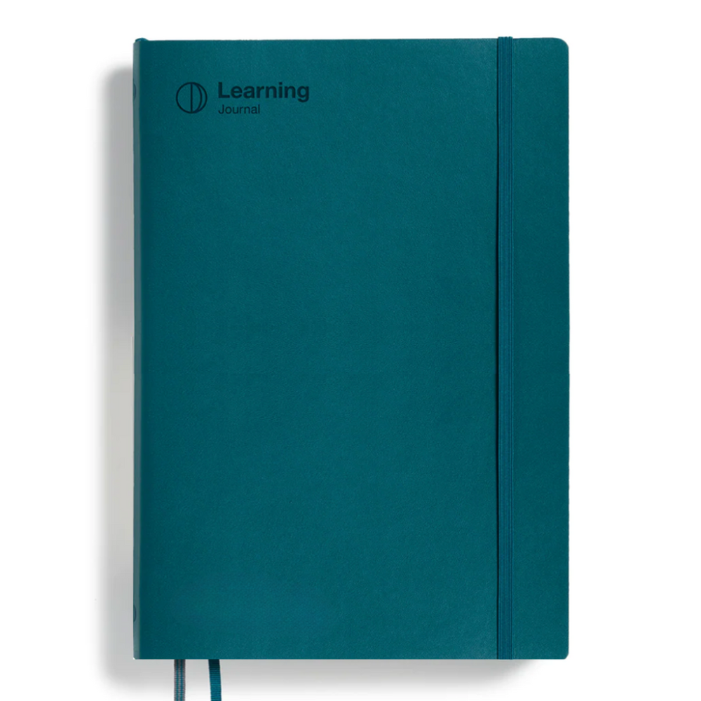 Leuchtturm1917 B5 Composition Softcover Learning Journal - Pacific Green — open spread