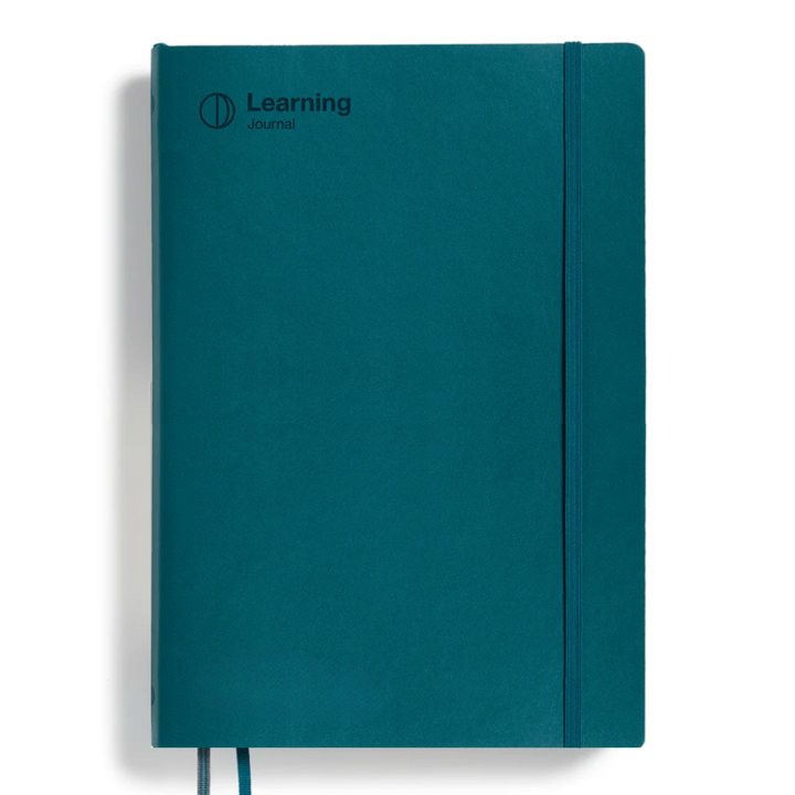 Leuchtturm1917 B5 Composition Softcover Learning Journal - Pacific Green — open spread