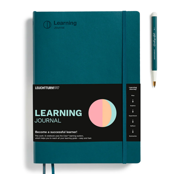 Leuchtturm1917 B5 Composition Softcover Learning Journal - Pacific Green — front cover