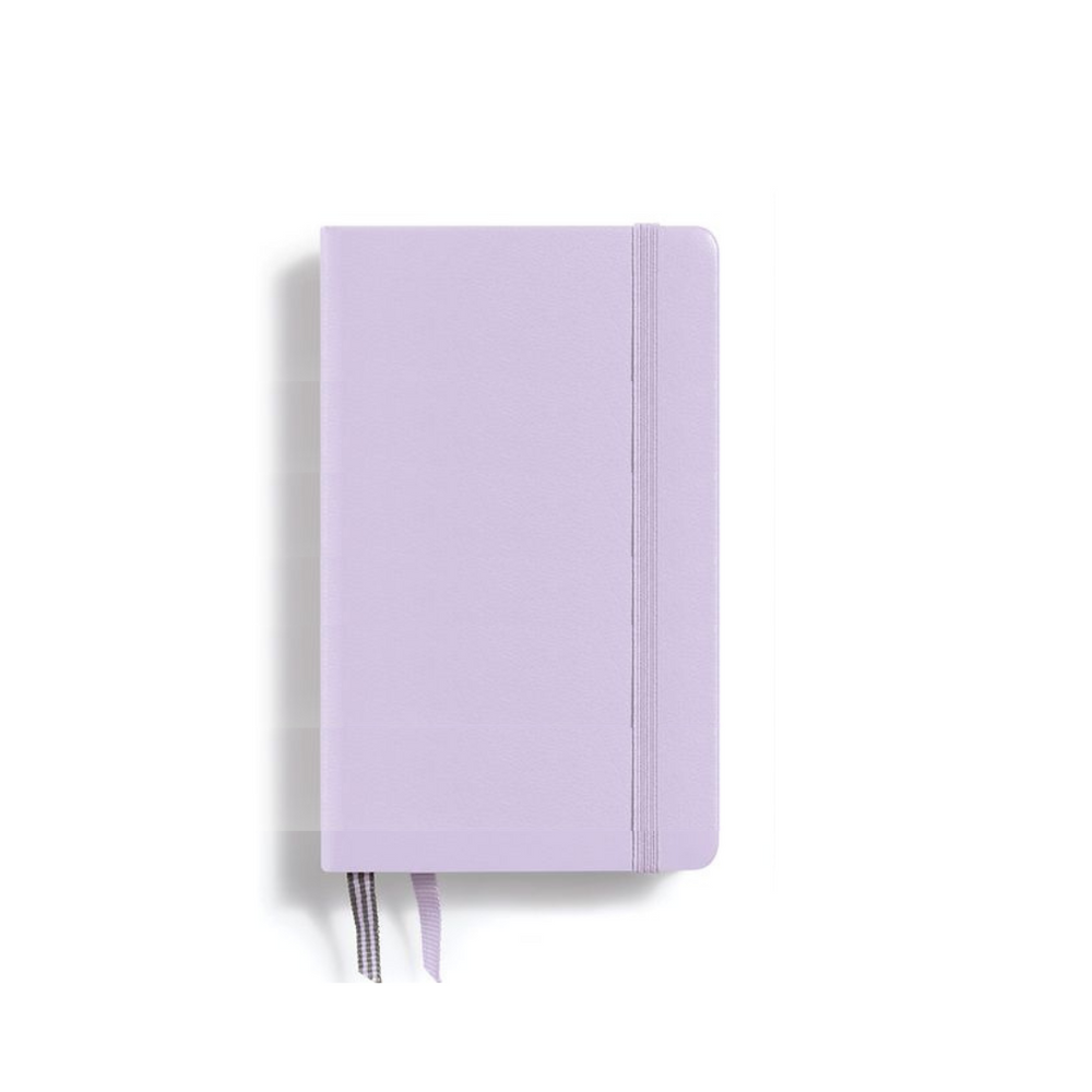 Leuchtturm1917 A6 Pocket Hardcover Notebook - Plain / Lilac — open spread