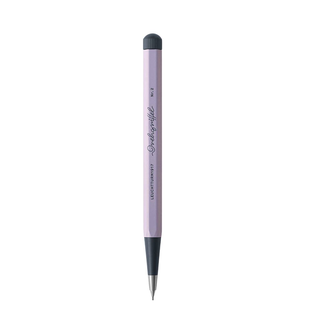 Leuchtturm1917 Drehgriffel NR. 2 Mechanical Pencil in Lilac — Leuchtturm1917 mechanical pencil — precision drafting and writing pencil, at Cityluxe Singapore