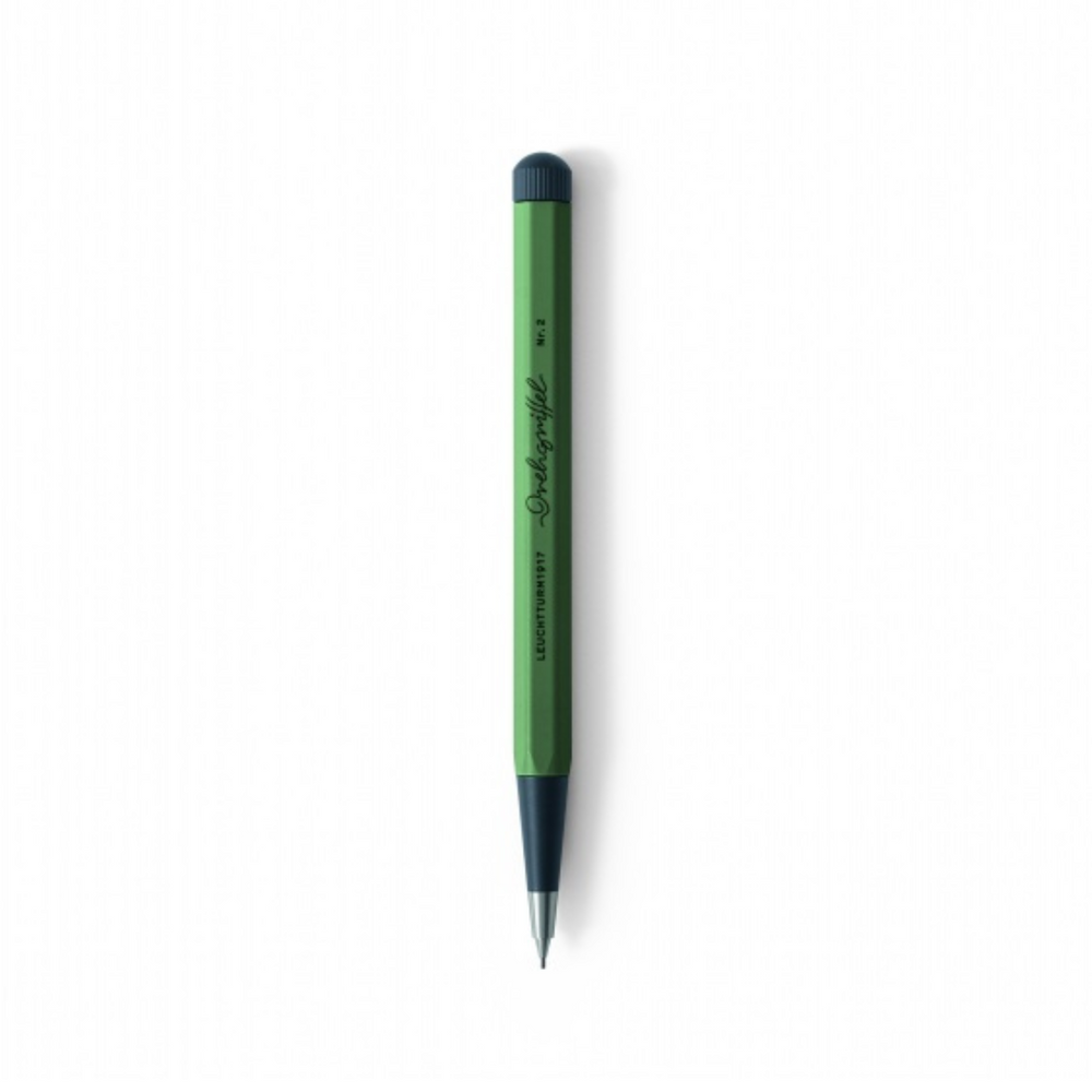 Leuchtturm1917 Drehgriffel NR. 2 Mechanical Pencil - Olive — lead extended
