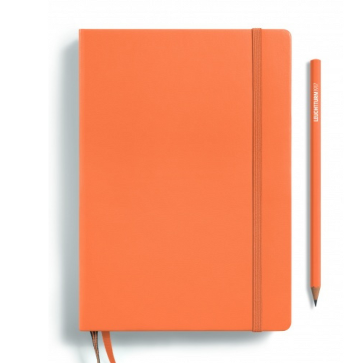 Leuchtturm1917 Recombine A5 Medium Hardcover Notebook - Plain / Apricot — back cover