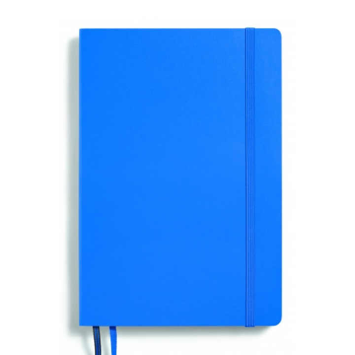 Leuchtturm1917 Recombine A5 Medium Hardcover Notebook - Dotted / Sky — open spread