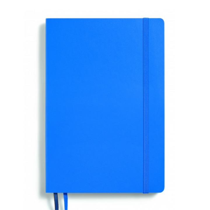 Leuchtturm1917 Recombine A5 Medium Hardcover Notebook - Ruled / Sky — open spread