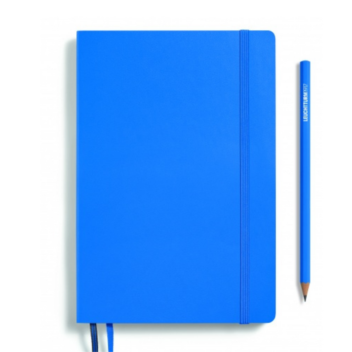Leuchtturm1917 Recombine A5 Medium Hardcover Notebook - Ruled / Sky — back cover
