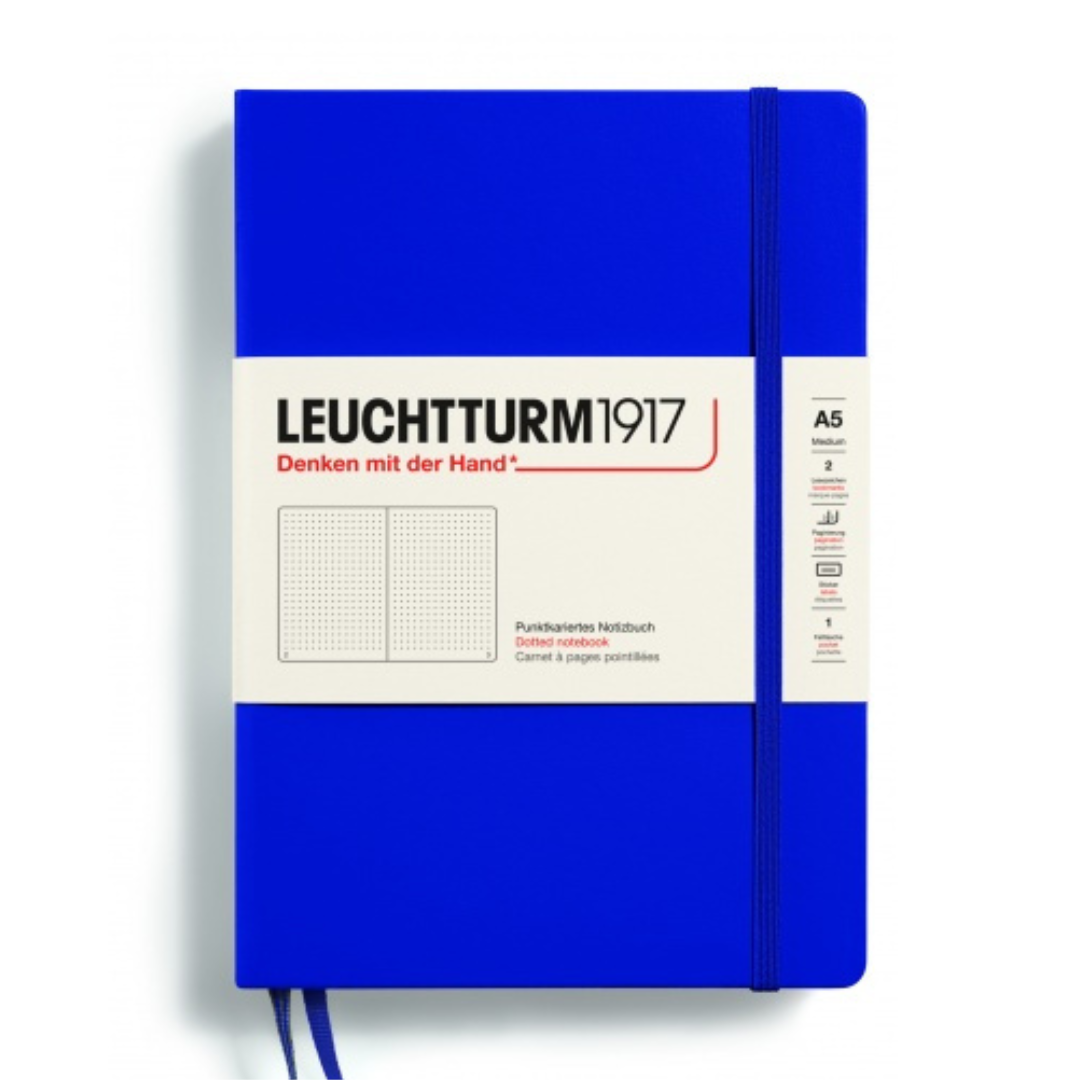 Leuchtturm1917 Recombine A5 Medium Hardcover Notebook - Dotted / Ink — ruling detail