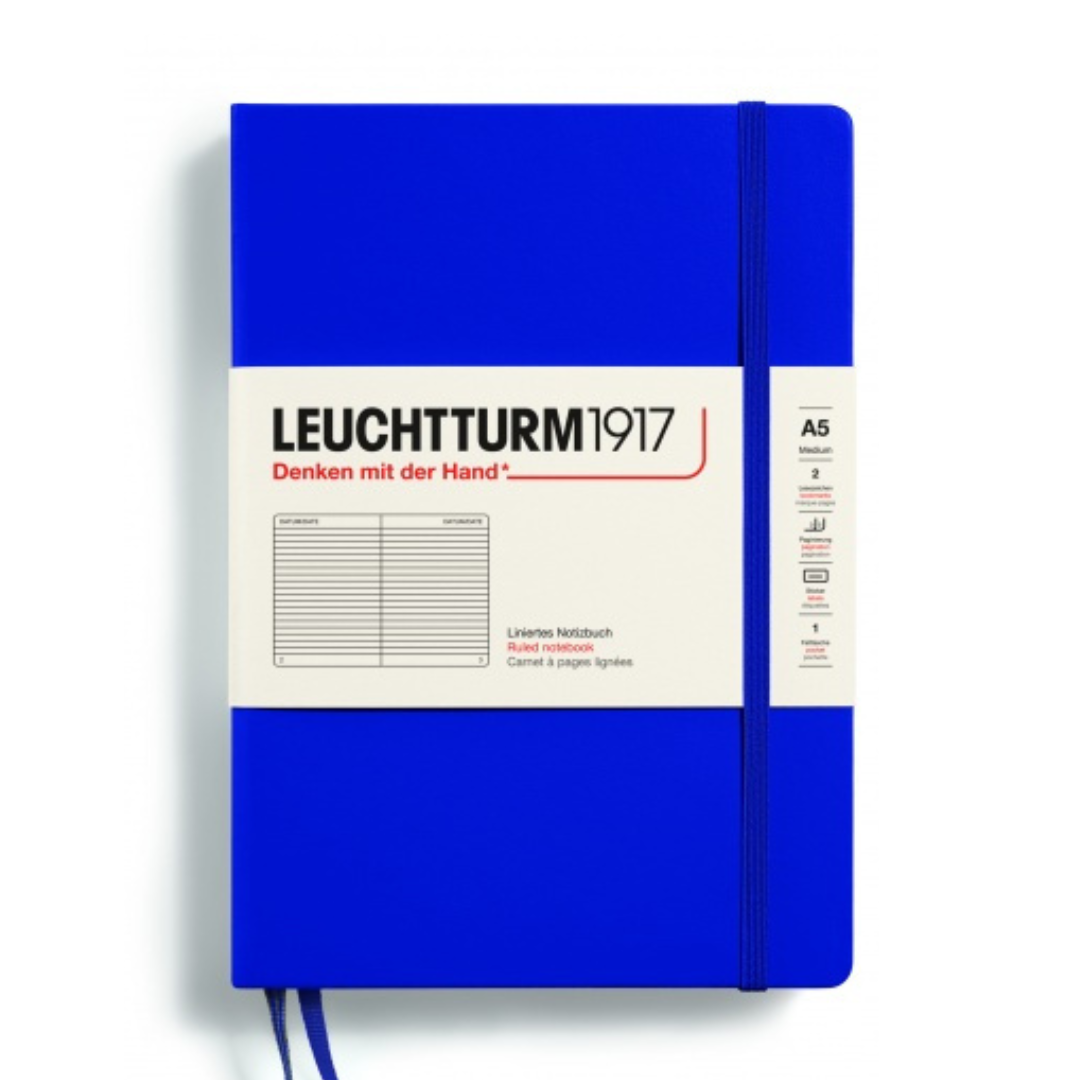 Leuchtturm1917 Recombine A5 Medium Hardcover Notebook - Ruled / Ink — ruling detail