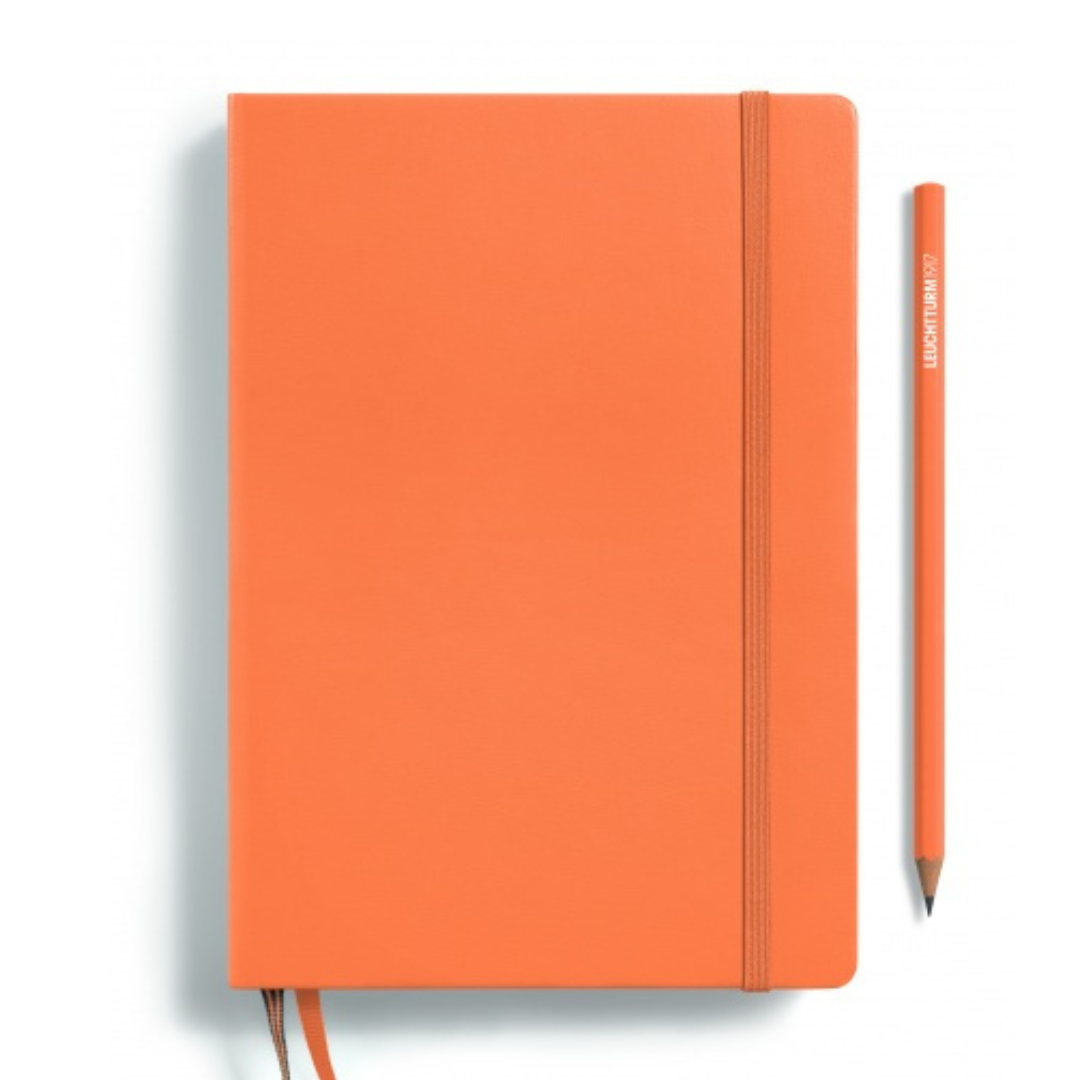 Leuchtturm1917 Recombine A5 Medium Softcover Notebook - Dotted / Apricot — back cover