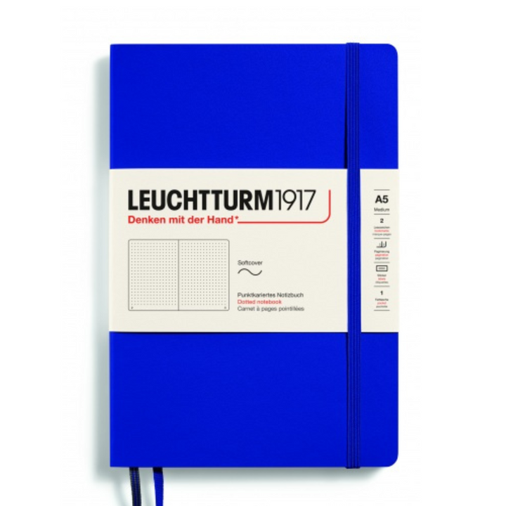 Leuchtturm1917 Recombine A5 Medium Softcover Notebook - Dotted / Ink — ruling detail