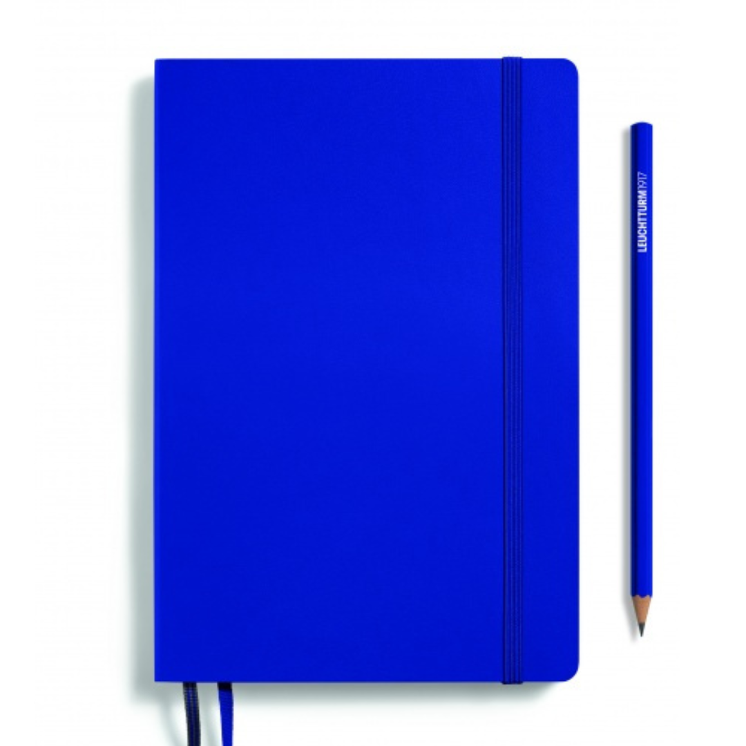 Leuchtturm1917 Recombine A5 Medium Softcover Notebook - Dotted / Ink — flat lay