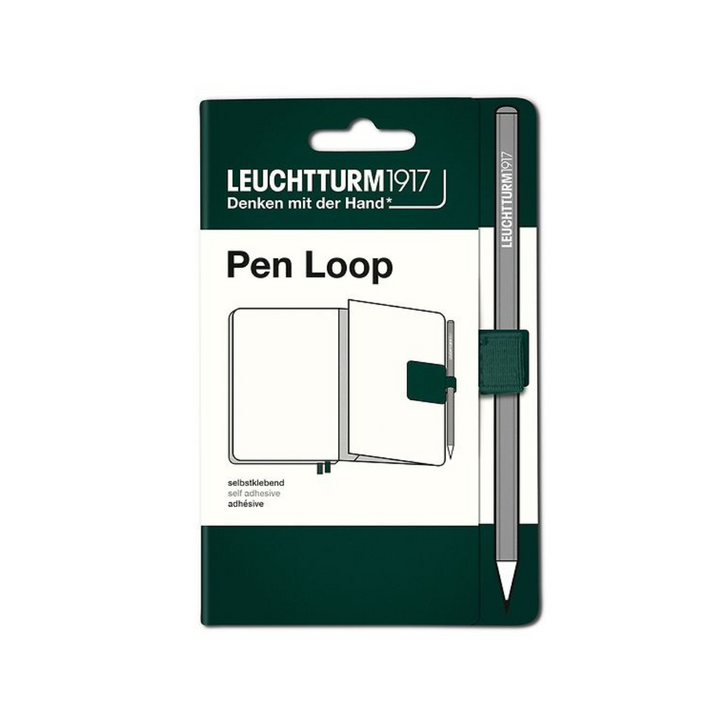 Leuchtturm1917 Pen Loop XL - Forest Green — front view