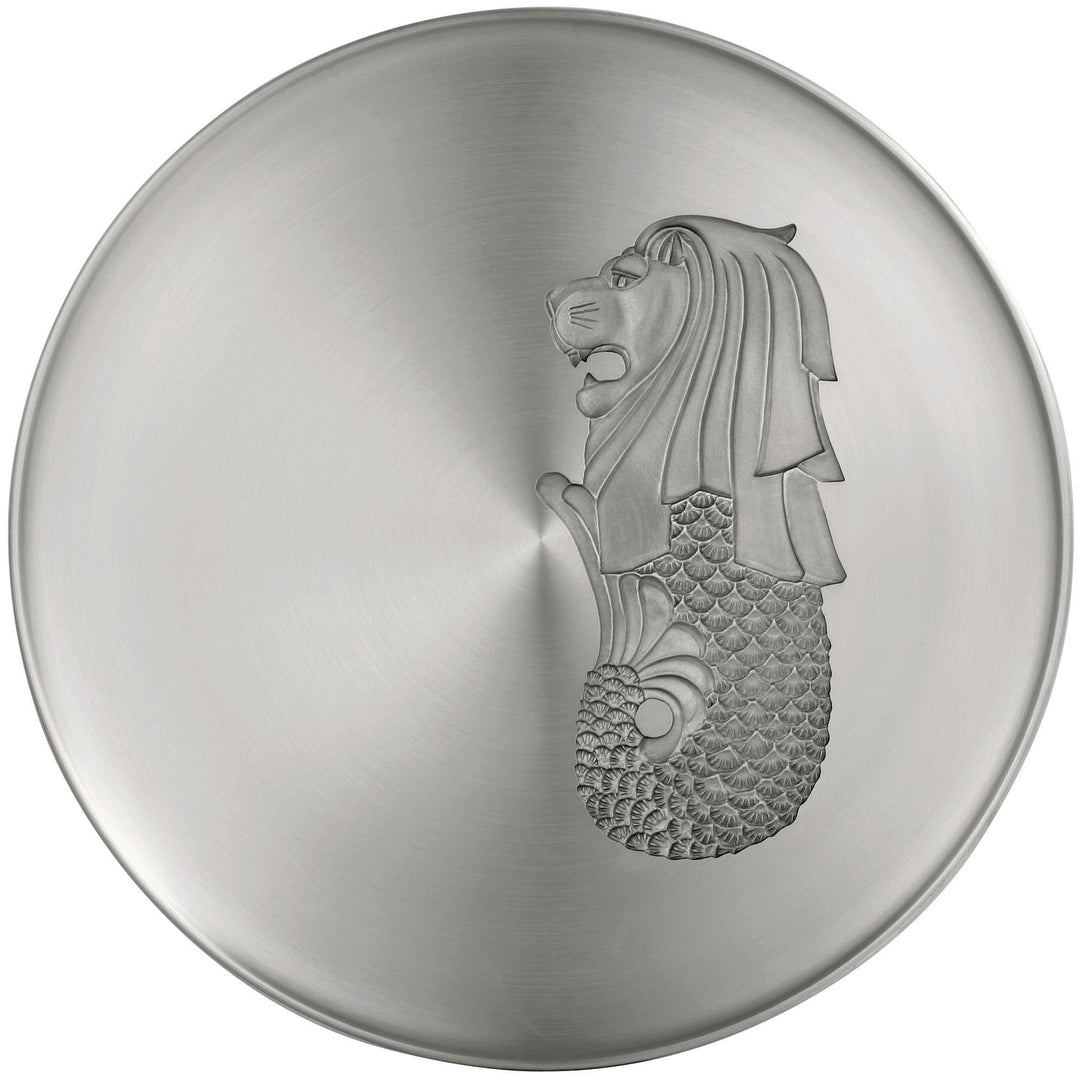 Royal Selangor Singapore Range Plate in Merlion — Royal Selangor decorative plates — premium stationery and lifestyle, at Cityluxe Singapore