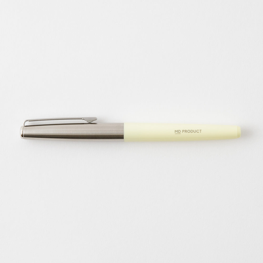 MD Fountain Pen — uncapped with cap posted