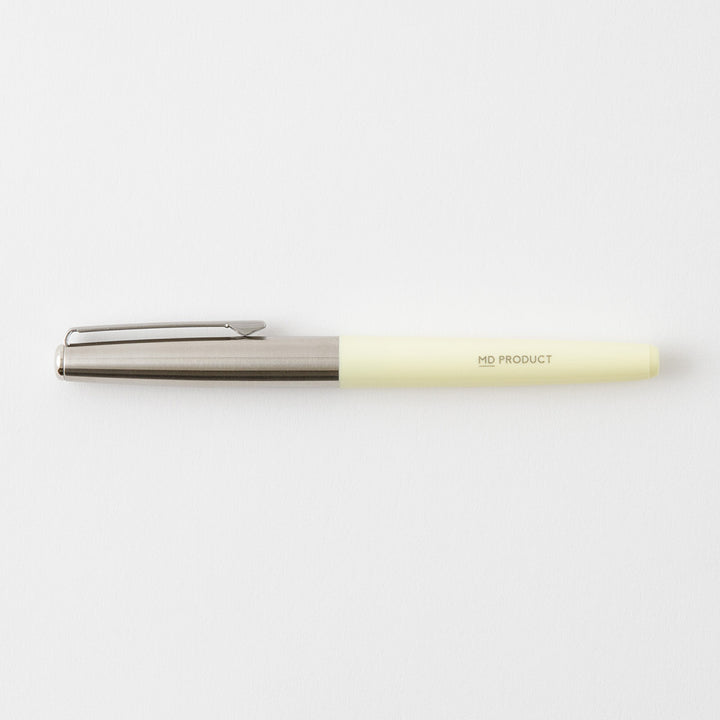 MD Fountain Pen — uncapped with cap posted