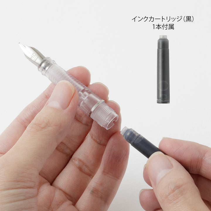 MD Fountain Pen — writing at an angle