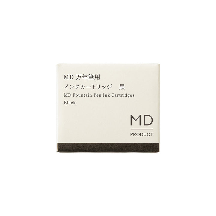 Cartridge for MD Fountain Pen - Black — bottle front