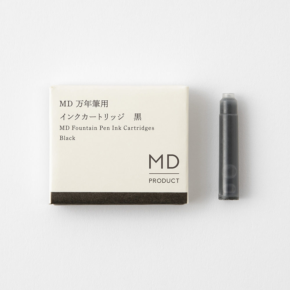 Cartridge for MD Fountain Pen - Black — with pen