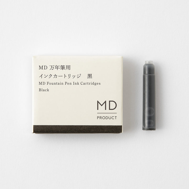 Cartridge for MD Fountain Pen - Black — with pen