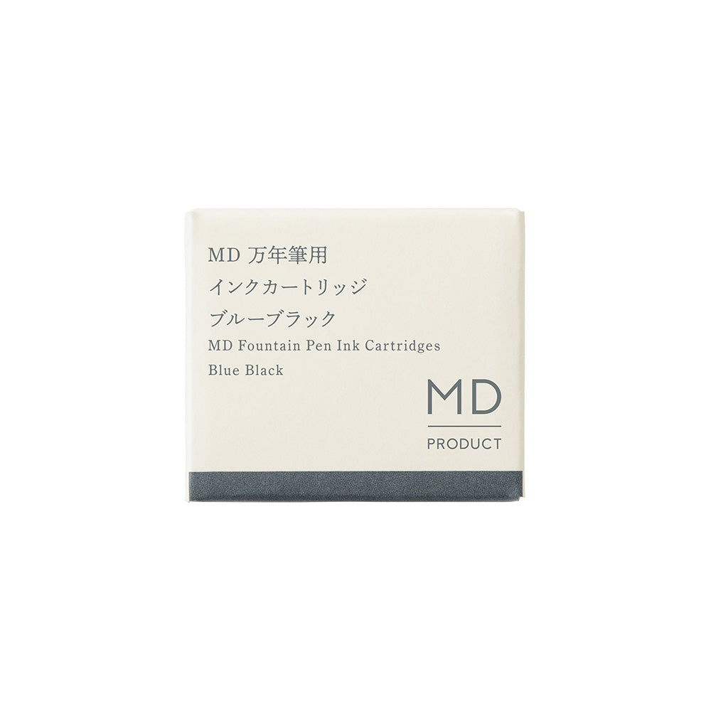 Cartridge for MD Fountain Pen - Blue-Black — bottle front