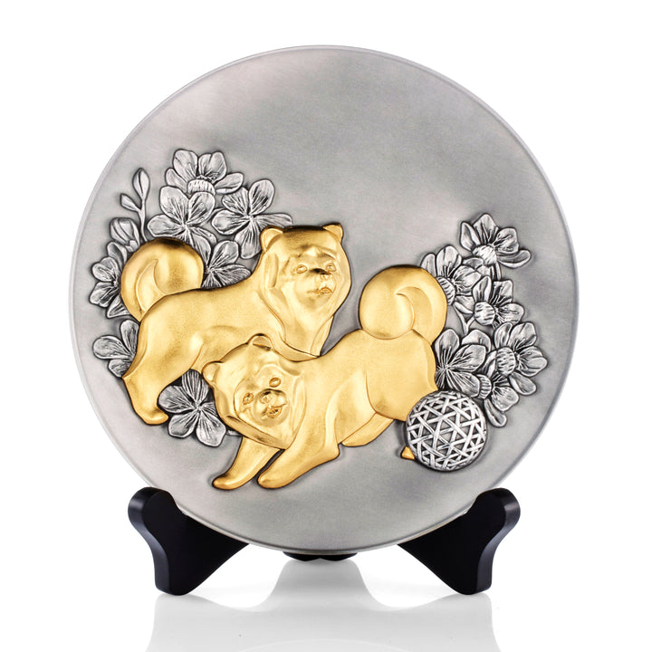 Royal Selangor 2018 Year of the Dog - Plate 8 — front view
