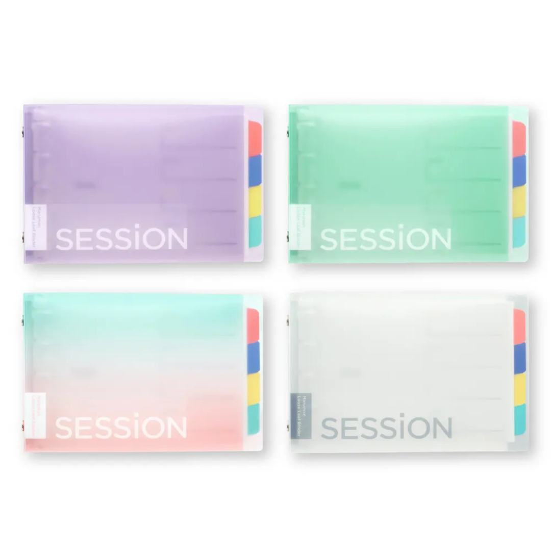 Maruman Mini size Binder SESSiON MINI Light Purple — Maruman binder — premium stationery and lifestyle, at Cityluxe Singapore