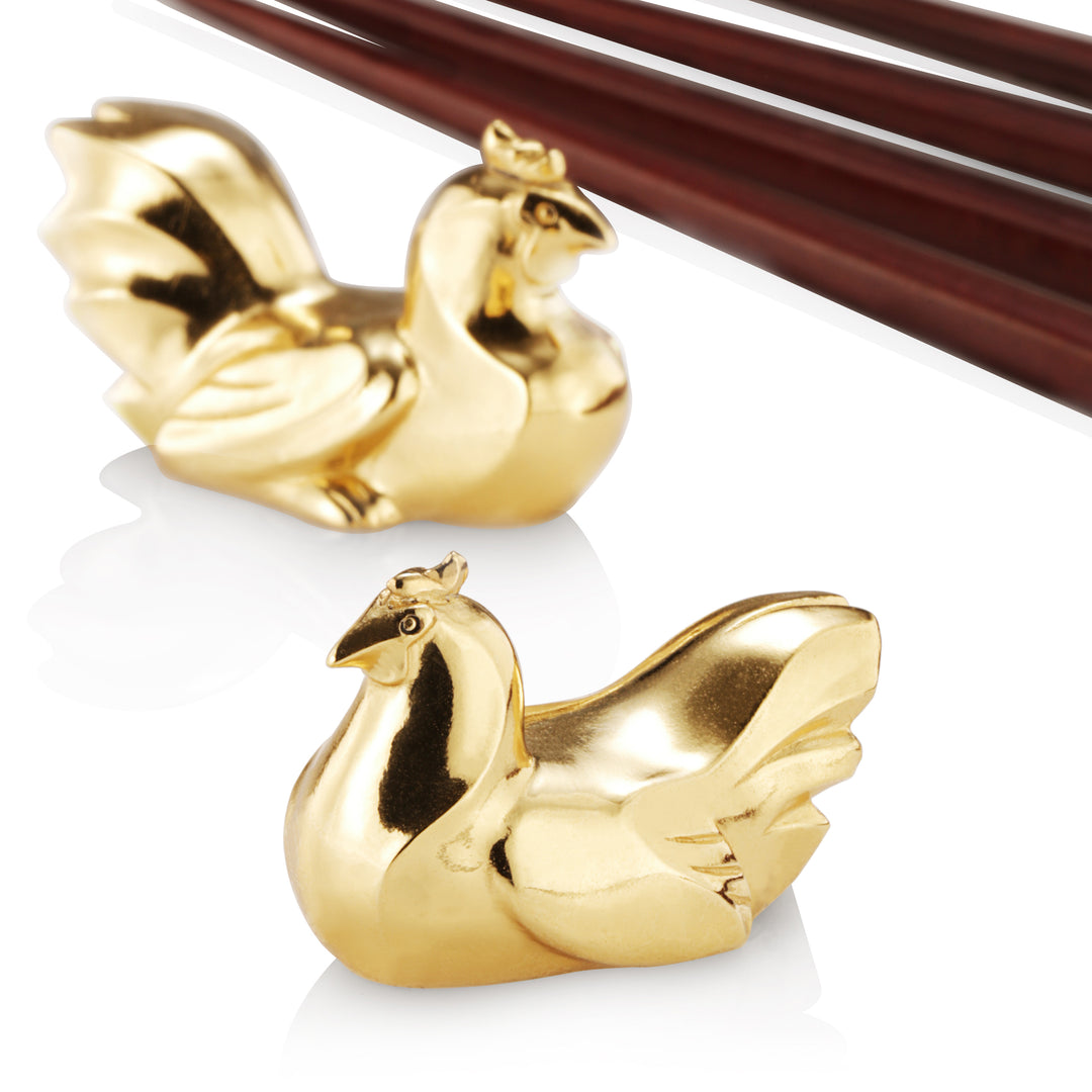 Royal Selangor Year of the Rooster - Chopstick Rest — detail view
