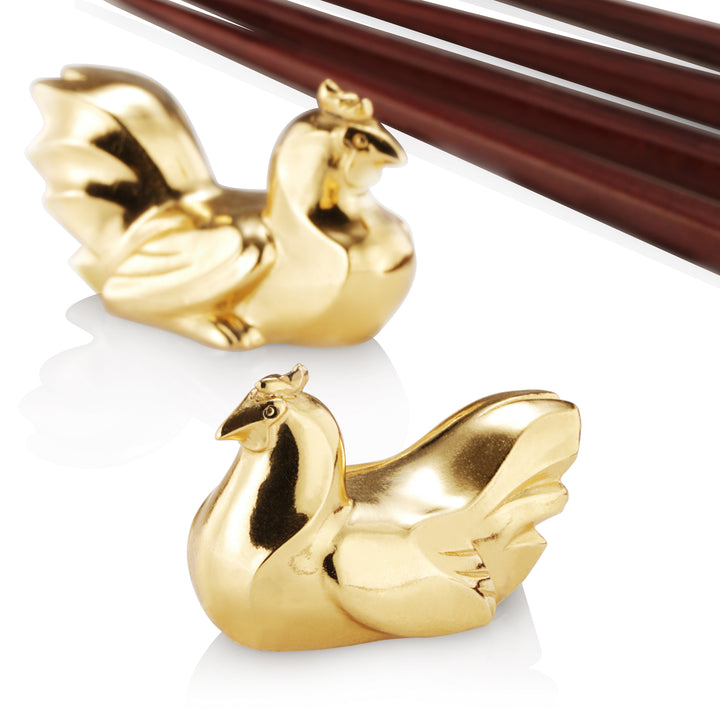Royal Selangor Year of the Rooster - Chopstick Rest — detail view