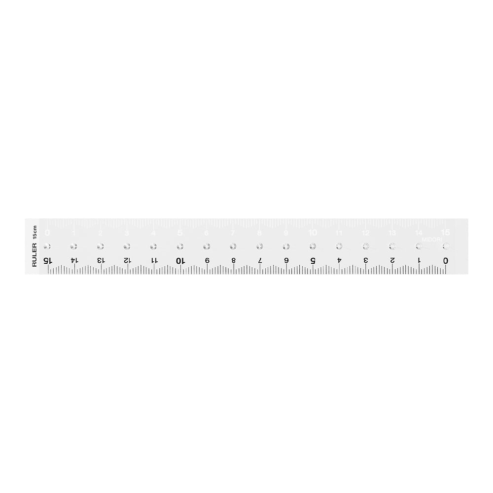 Midori Ruler (15cm) — with packaging