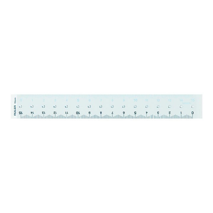 Midori Ruler (15cm) — angle view