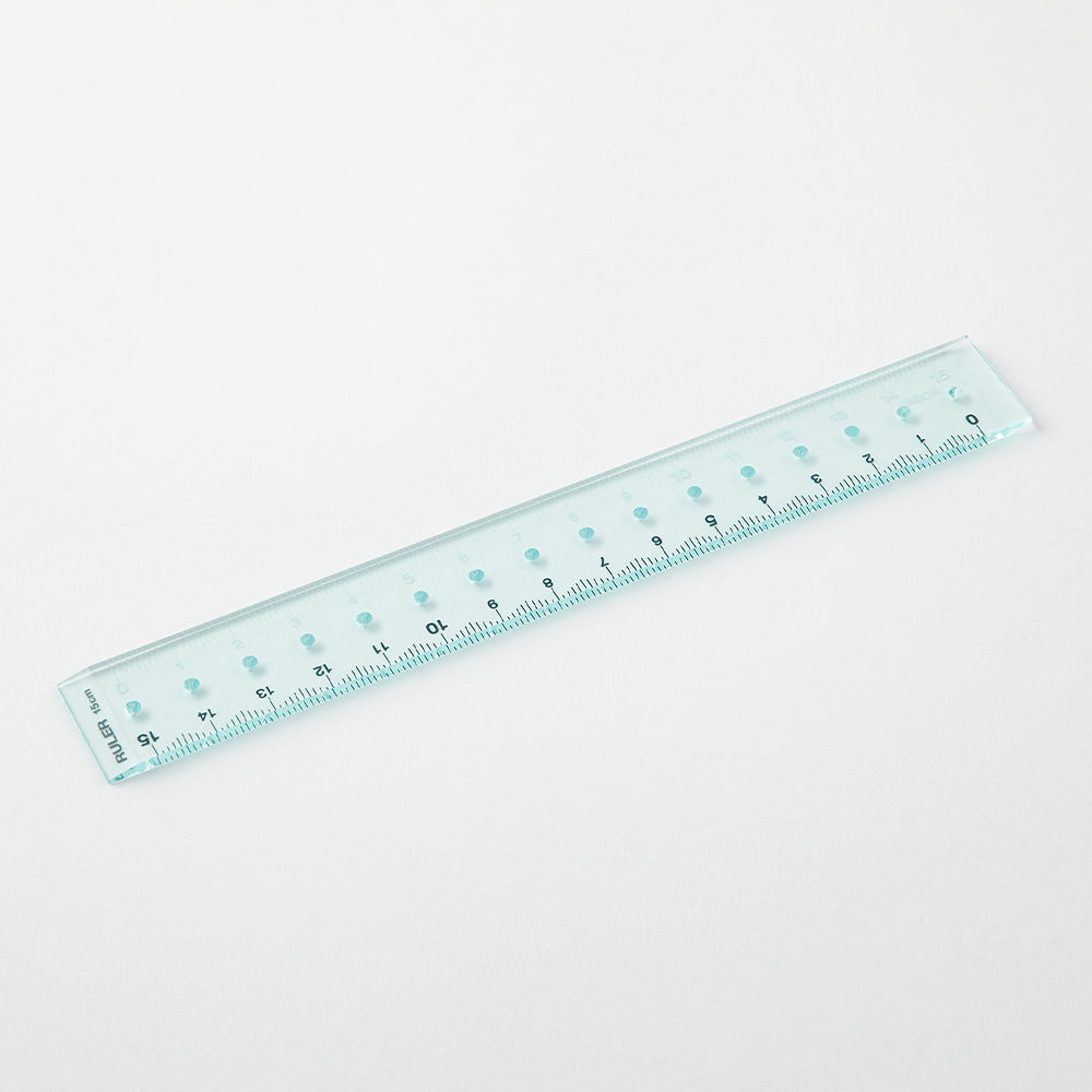 Midori Ruler (15cm) — flat lay