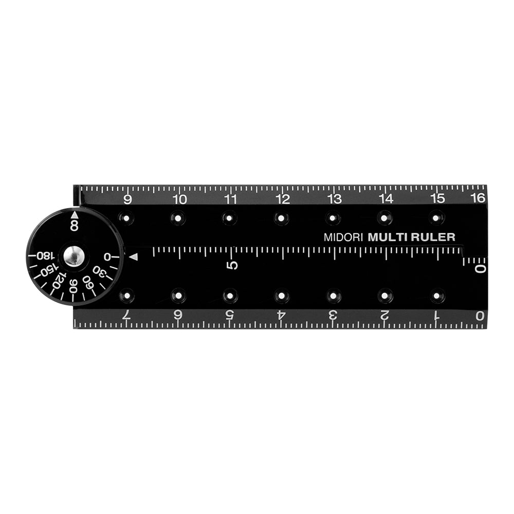 Midori Multi Ruler (16cm) — in use