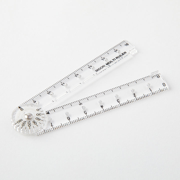 Midori Multi Ruler (16cm) — flat lay