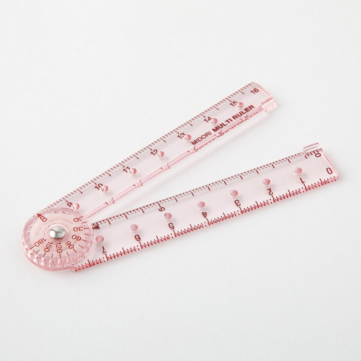 Midori Multi Ruler (16cm) — flat lay