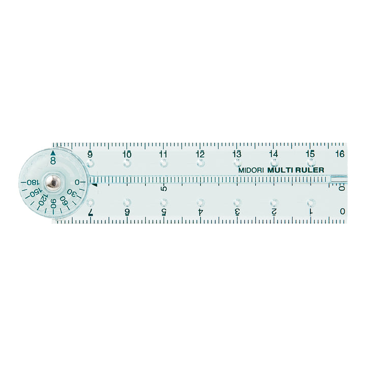 Midori Multi Ruler (16cm) — close-up