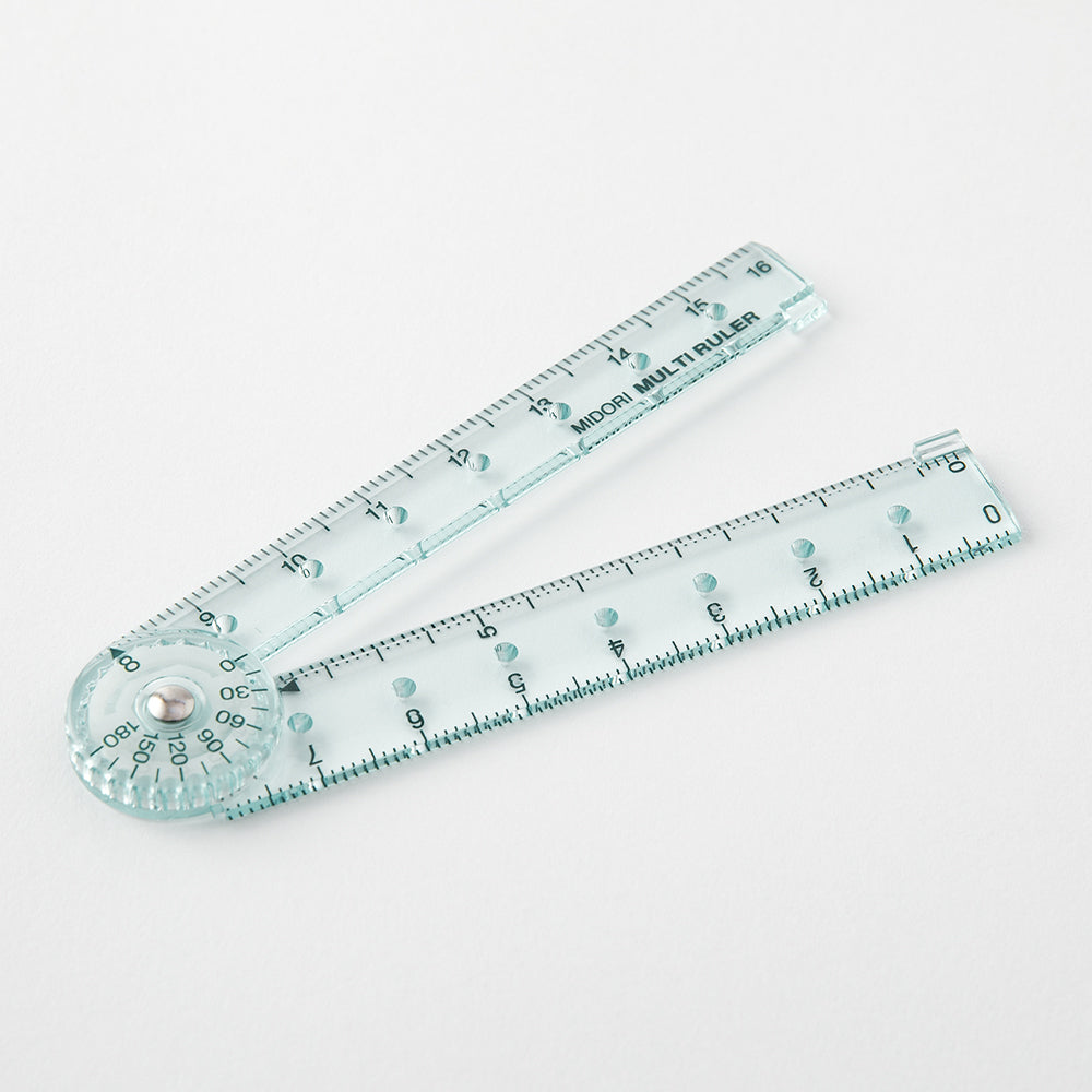 Midori Multi Ruler (16cm) — flat lay