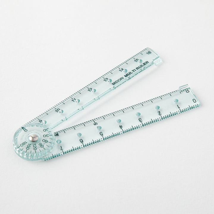 Midori Multi Ruler (16cm) — flat lay