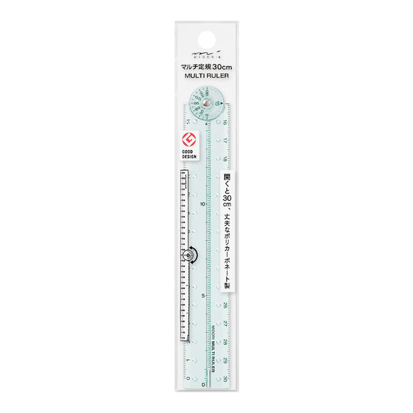 Midori Multi Ruler (30cm) — front view