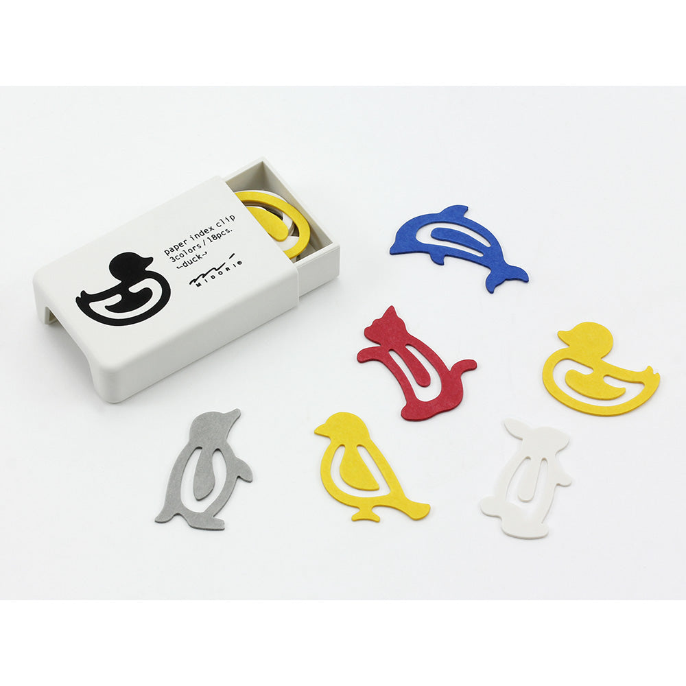Midori Index Clips Rabbit — with packaging