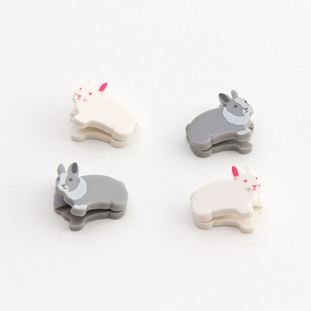 Midori Mini Clip Rabbit — side view