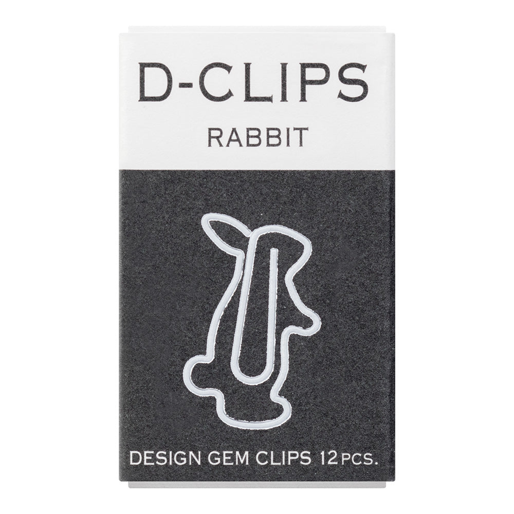 Midori D-Clips Mini Box Rabbit — front view