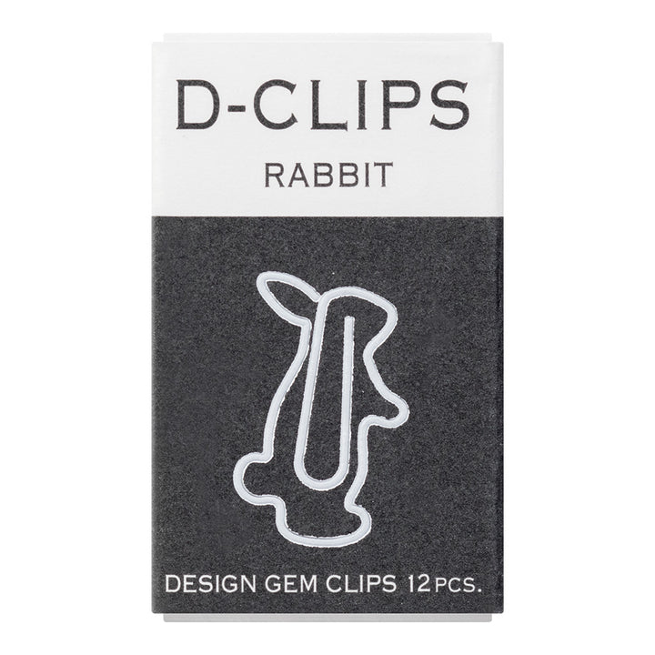 Midori D-Clips Mini Box Rabbit — front view
