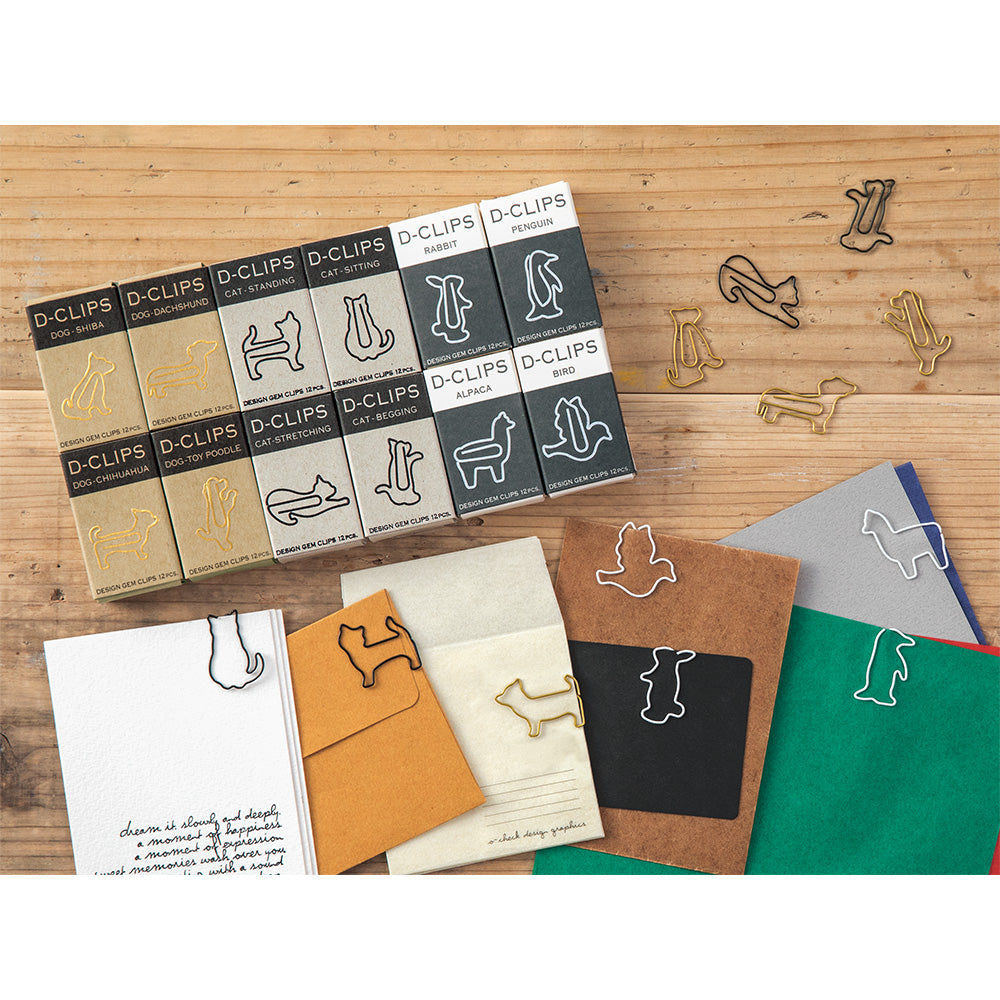 Midori D-Clips Mini Box Rabbit — with packaging