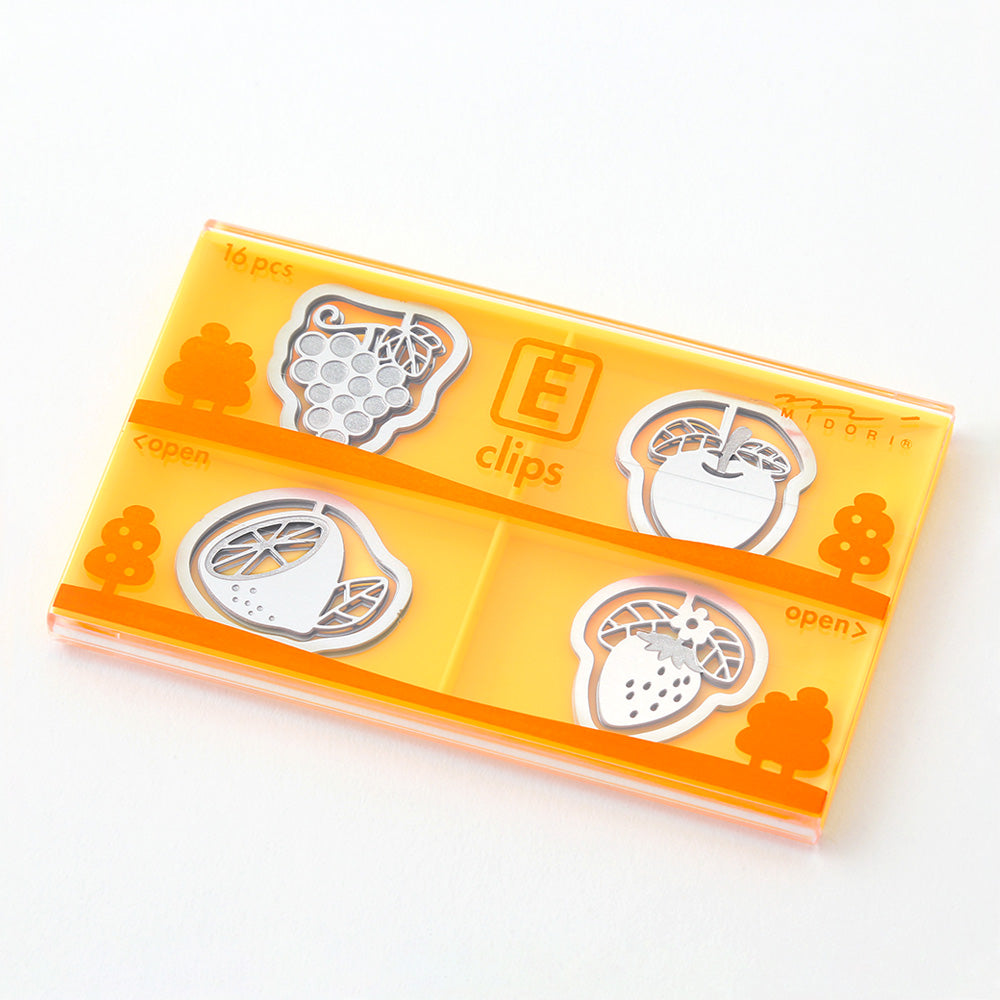 Midori E-Clips Paper Clip Etching Clips Dog / Cat / Rabbit / Bird / Zoo / Dinosaur/ Fruit/ Stationary