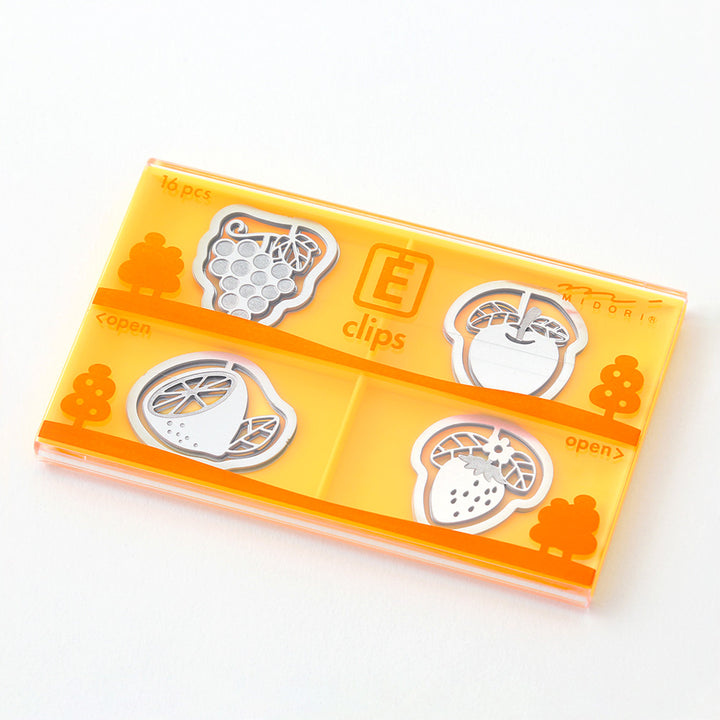 Midori E-Clips Paper Clip Etching Clips Dog / Cat / Rabbit / Bird / Zoo / Dinosaur/ Fruit/ Stationary