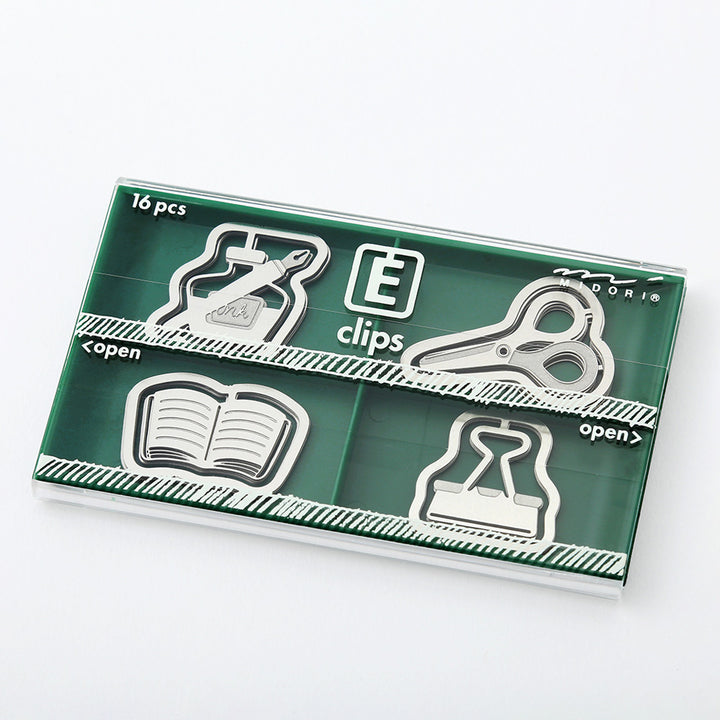 Midori E-Clips Paper Clip Etching Clips Dog / Cat / Rabbit / Bird / Zoo / Dinosaur/ Fruit/ Stationary