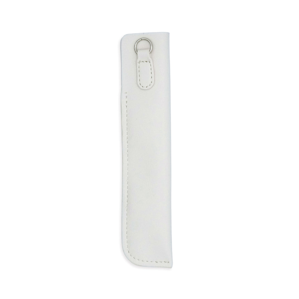 Luddite Superior Standard PU Leather Pen Holder - White — lead extended